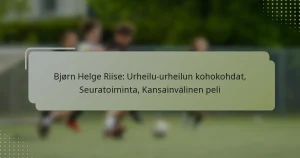 Bjørn Helge Riise: Urheilu-urheilun kohokohdat, Seuratoiminta, Kansainvälinen peli